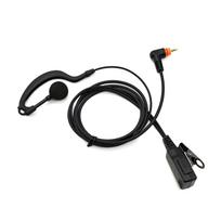 Motorola SL1M/SL1K/SL1600 Ear Hook Digital PTT Walkie-Talkie Headset juoda