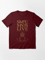 Simple Minds Simple Minds - Live in the City of Light Logo Essential T-Shirt M tamsiai raudona spalva