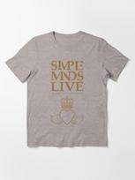Simple Minds Simple Minds - Live in the City of Light Logo Essential T-Shirt M viržių pilka spalva