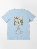 Simple Minds Simple Minds - Live in the City of Light Logo Essential T-Shirt L šviesiai mėlyna spalva