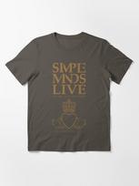 Simple Minds Simple Minds - Live in the City of Light Logo Essential T-Shirt XL tamsiai pilka spalva