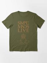 Simple Minds Simple Minds - Live in the City of Light Logo Essential T-Shirt M samanų žalios spalvos