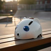 3D Animal Bike Helmet Breathable Cartoon Impact Resistant Kids Shielded Gear for Young Brown gray
