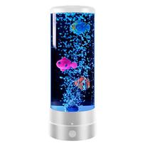 LED Fish Lamp Ambient Night Light Remote Control Color Changing Decorative Lights Aquarium Birthday Gift