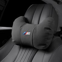 Automobilinės kėdutės minkštas galvos atrama zomšinė kaklo pagalvėlė juosmens paminkštinimo lipdukas BMW G80 G06 G07 G42 G14 G15 G16 F82 F20 F21 F83 M2 M3 M4 M gray