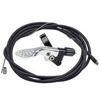 Dropper Seatpost Cable Part for Mountain and Road Bikes, Aluminum Thumb Unit for Trail Ground with Internal or External Routing Use 1 gray