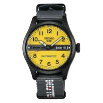 SEIKO 5 SPORTS HDB010J, MOTOCOMPO Bendradarbiavimo Ribotas Leidimas, Mechaninis Automatinis, Pagaminta Japonijoje, Kolekcinis Daiktas yellow