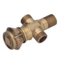 Angle Valve European Antique Style Cold Hot Water Faucet Turn Angle Water Stop Valve for Kitchen Bathroom