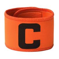 C-shaped Football Captain Armband Non-slip Squad Armbands Sports Arm Band  Team Unit Player oranžinė