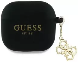 Guess 4G stilingas dėklas AirPods 4 - Juodas