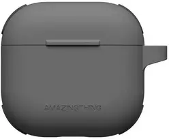 AmazingThing Omni dėklas, skirtas AirPods 4 – juodas