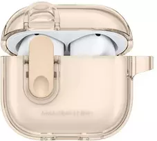 AmazingThing Minimalistinis dėklas AirPods 4 – Dykumos spalvos