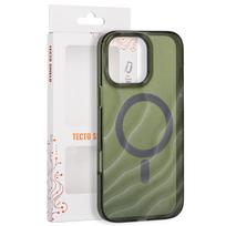 Tecto Shield Desert Mag dėklas, skirtas iPhone 16 Pro Max 6,9" tamsiai alyvuogių spalvos