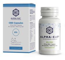 Alpha-CAT CBD kapsulės 60 × 30 mg, 1800 mg CBD, 32 g