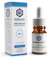 Alpha-CAT CBD:CBG aliejus 10 %, 500 mg CBD + 500 mg CBG, 10 ml