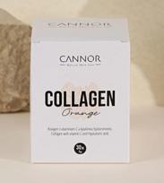 Cannor kolagenas su hialurono rūgštimi, apelsinų skonio, 30 dienų kursas, 30 paketėlių, 150 g