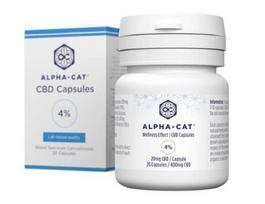 Alpha-CAT CBD kapsulės 20 × 20 mg, 400 mg CBD, 20 vnt., 32 g
