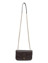 Lauren Ralph Lauren - Luxe Pebble Lthr-Bradley Wllt-Woc-L - Rankinė per petį - Ruda