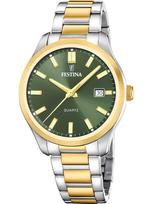 Festina F20738/2 Mens watch Classic 42mm 5ATM - Laikrodis vyrams