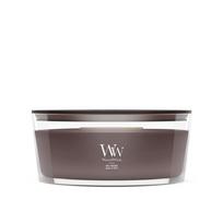 WoodWick Iris Woods wax candle Ellipse Wood Brown 1 pc(s)