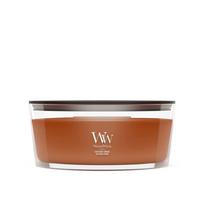 WoodWick Saffron Smoke wax candle Ellipse Brown 1 pc(s)