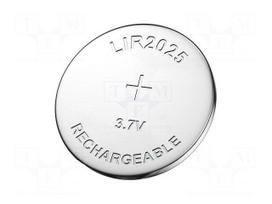 Re-battery: Li-Ion | 2025 | rechargeable battery | 40mAh | 3.7V