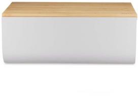 Indų duonai dėžutė Alessi BG03 WG Mattina, plienas, bambuko mediena, warm grey