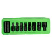 1/2"  PAVAROS SMŪGINIŲ "TORX" ŽVAIGŽDUTINIŲ ANTGALIŲ RINKINYS SU 1/2" SU LAIKIKLIU ANTGALIAMS 9 VNT. DS1200
