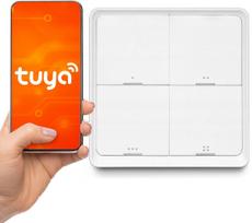 ZigBee TUYA SC04 Smart 4 kanalų mygtukinis pultas