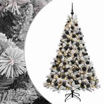 Dirbtinė Kalėdų eglutė su burbulais 180 cm 300 LED Šilta balta