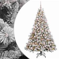 Dirbtinė Kalėdų eglutė su burbulais 240 cm 300 LED Šilta balta