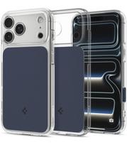 Matinis mėlynas / skaidrus dėklas Apple iPhone 17 Pro / 18 Pro telefonui "Spigen Ultra Hybrid T Magsafe"