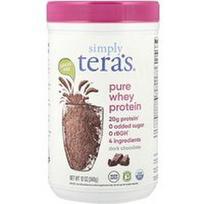 Simply Tera's, Gryni išrūgų baltymai, juodasis šokoladas, 12 uncijų (340 g)