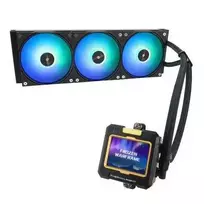 Frozen Warframe 360 120mm Liquid Cooler ARGB Black