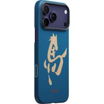 Pitaka Edge Case, Ink Horse azurinė žalia - iPhone 17 Pro Max