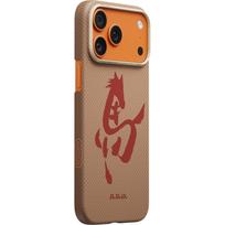 Pitaka krašto dėklas, „Ink Horse“ auksas ir žadeitas - iPhone 17 Pro Max