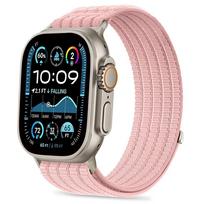 Rožinė apyrankė Tech-Protect Nylon Sport laikrodžiui Apple Watch 8 / 9 / 10 / 11 / 12 / SE / ULTRA (44 / 45 / 46 / 49 MM)