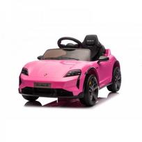 Elektrinis vaikiškas automobilis Porsche Taycan, vienvietis, 12 V, rožinis