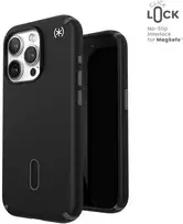 Speck Presidio2 Pro ClickLock & MagSafe - dėklas skirtas Apple iPhone 15 Pro Juodas/Slate Pilkas/Baltas