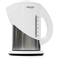 Smapp Belaidė virdulys 442.1, 1.7L, 2200W, 220-240V, 50/60Hz, Nerūdijantis plienas, Plastikas, Sidabrinė, Balta, Mygtukai