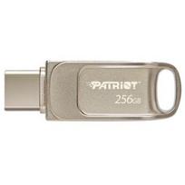 Patriot Memory USB atmintinė Tab T560 PS256GT560DS5D, 256GB, USB Type-A / USB Type-C, 120MB/s, sidabrinė, pasukama, Plug and Play