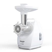 Smapp Mėsmalė 490.8, 2200 W, 1 greitis, 8 mm, 2,7 mm, 3 sietai, balta, neslystančios kojelės, įjungimo/išjungimo jungiklis