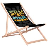Greenblue gultas kėdė GB183 Summer Vibes, 57 cm, 110 kg, bukas, atlošas, reguliuojamas atlošas, glotniai poliruotas