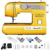 Łucznik siuvimo mašina SYLVIE, 70W, 220-240V, 38 dygsnių raštai, 5mm dygsnio plotis, 0-4mm dygsnio ilgis, LED apšvietimas