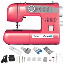 Łucznik Mia siuvimo mašina, 70W, 220-240V, 38 dygsnių raštai, 5mm dygsnio plotis, 0-4mm dygsnio ilgis, LED apšvietimas