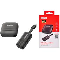 Unitek AV siųstuvas ir imtuvas V1184A01, 50 m, 1920 x 1080 pikselių, HDMI, USB Type-C, Wi-Fi, laidinis ir belaidis, ABS, juodas