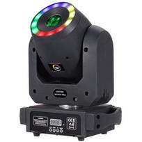 Light4Me Spot 100 Ring 5908249814189, 150W, 13 LED, DMX įėjimas, DMX išėjimas, Powercon įėjimas, LED ekranas, juodas