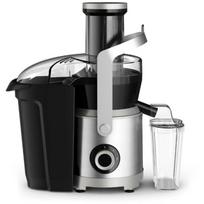 Tefal sulčiaspaudė ZE660D10, 1000 W, 0,8 l, 2 greičiai, 8,5 cm, juoda, sidabrinė, rotacinis valdymas, apsauga nuo lašėjimo