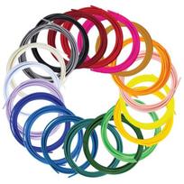 3Doodler Filament FLOW 20 PLA 20 Farben Nachfüllpack Polylactic acid (PLA) Black, Blue, Dark Green, Dark pink, Gold, Green, Lilac, Navy, Orange, Pink, Transparent, White, Yellow