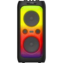 Sencor vakarėlių garsiakalbis Partycon WAVE, 100 W, IPX4, TWS, LED, Bluetooth, 60 Hz–12 kHz, 8000 mAh, 7 h, mikrofonas